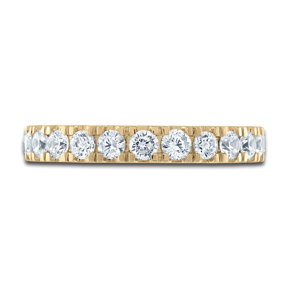 Vera Wang WISH Lab-Created Diamond Anniversary Band 1 ct tw Round 14K Yellow Gold PqPJ31cF