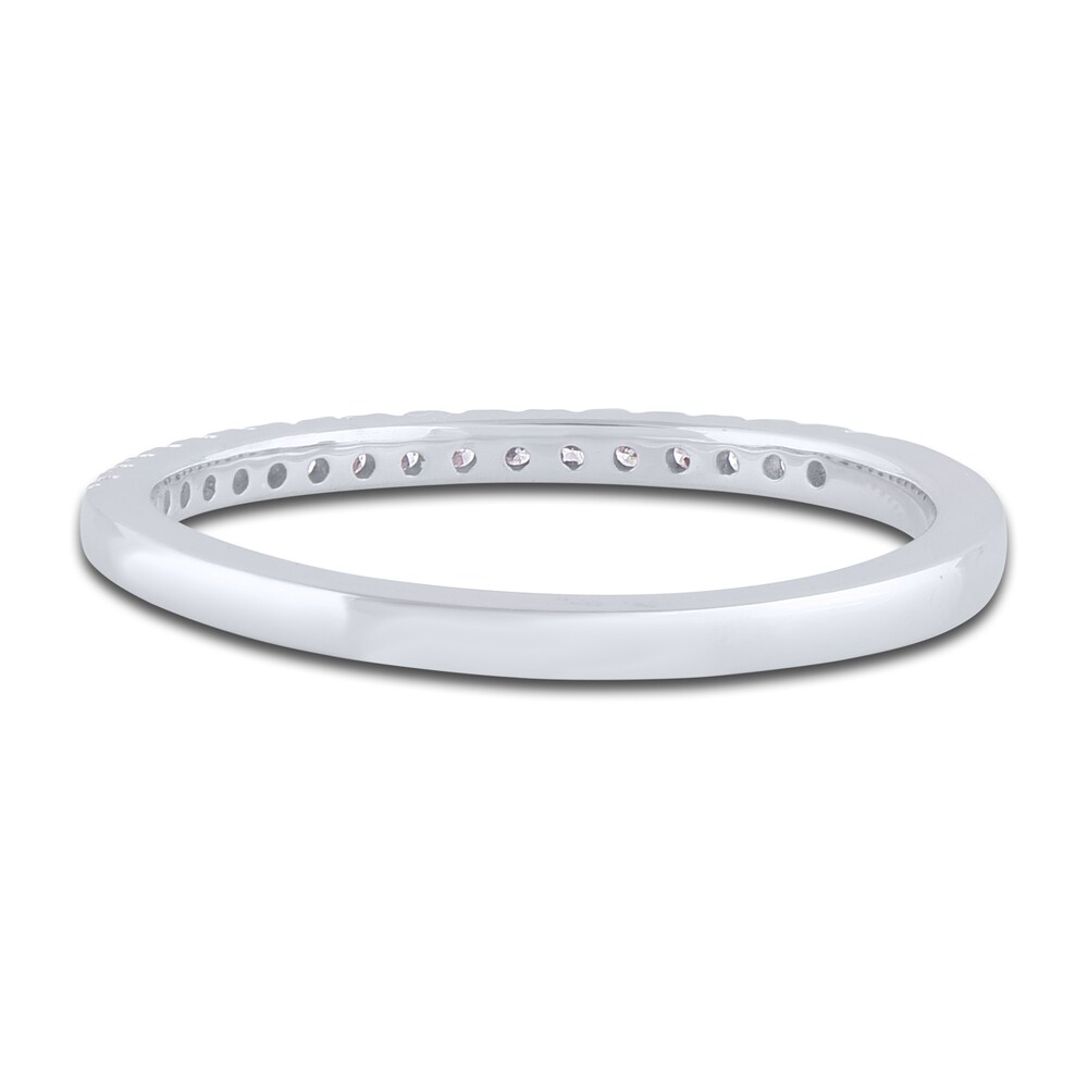 Diamond Wedding Band 1/8 ct tw Round 14K White Gold QhutvAok