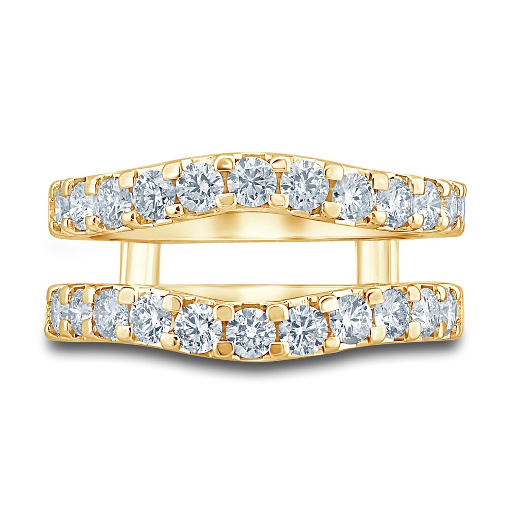 Diamond Anniversary Enhancer Band 1-1/2 ct tw Round 14K Yellow Gold QkWjVNJo