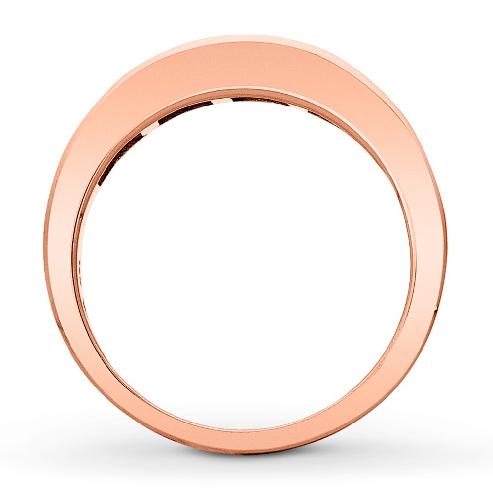 Diamond Anniversary Band 1/2 ct tw Princess-cut 14K Rose Gold R1TAkWi6