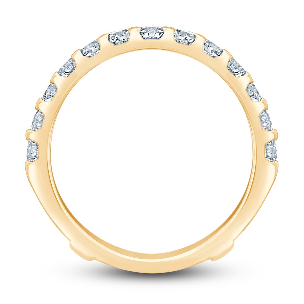 Diamond Enhancer Ring 1-1/2 ct tw Round 14K Yellow Gold RaBjjKNz