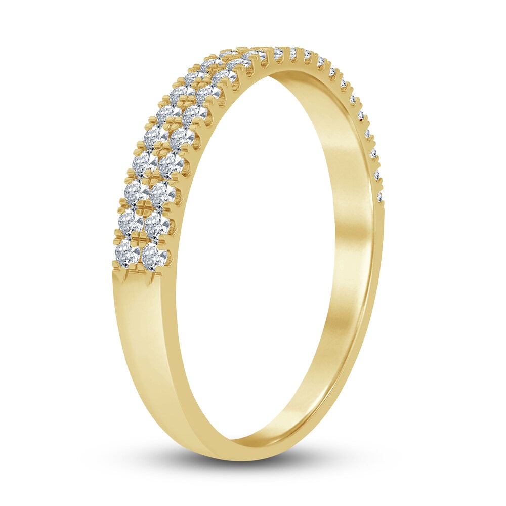 Diamond Anniversary Band 1/4 ct tw Round 14K Yellow Gold Rm144nJo