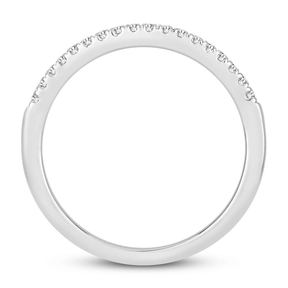 Diamond Wedding Band 1/6 ct tw Round 14K White Gold RtFOEtjE