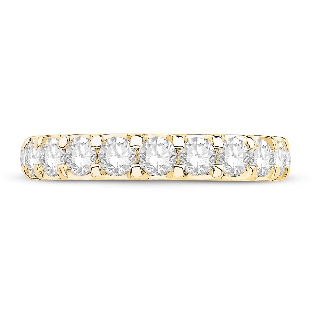 Diamond Eternity Band 3 ct tw Round 14K Yellow Gold S7oX91Ab