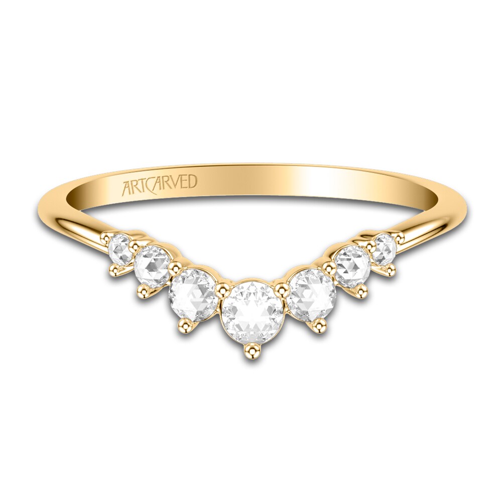 ArtCarved Rose-Cut Diamond Anniversary Band 1/5 ct tw 14K Yellow Gold SCv0Dm0v