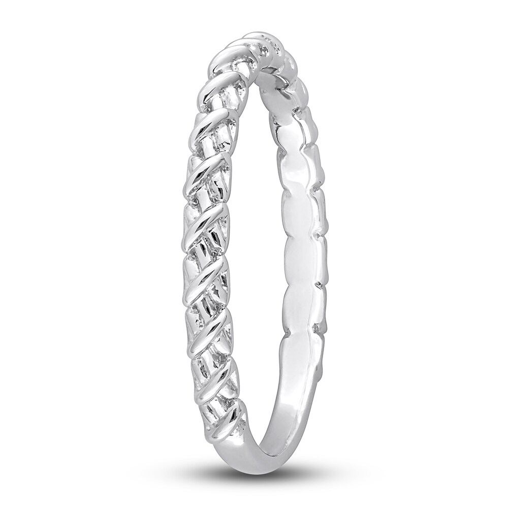 Y-Knot Wedding Band 14K White Gold 2.1mm Sqdjo4nL