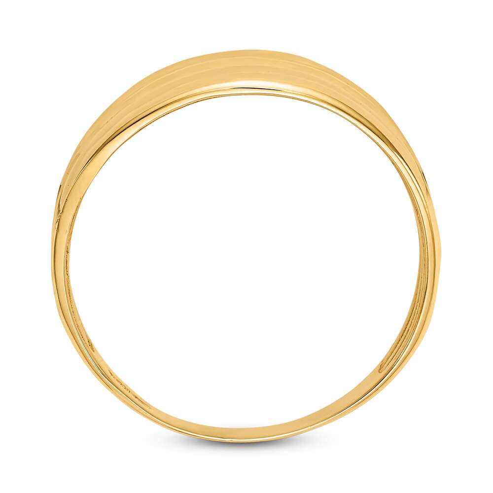 Polished Dome Ring 14K Yellow Gold TMK87EgZ