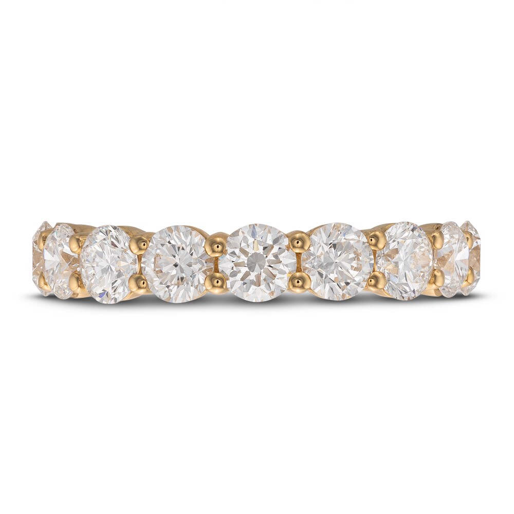 Lab-Created Diamond Anniversary Band 2 ct tw Round 14K Yellow Gold TRcjc3jo