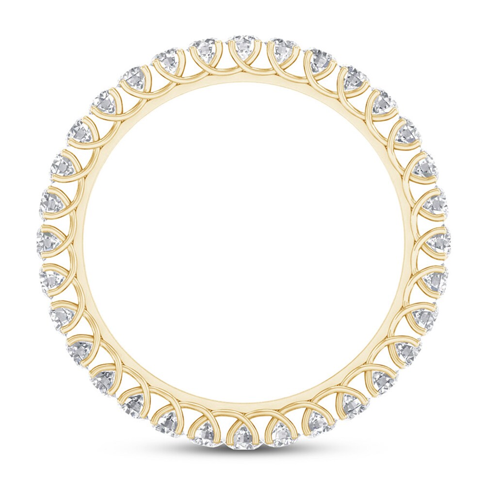 Diamond Eternity Band 1 ct tw Round 14K Yellow Gold TWU1XvsQ