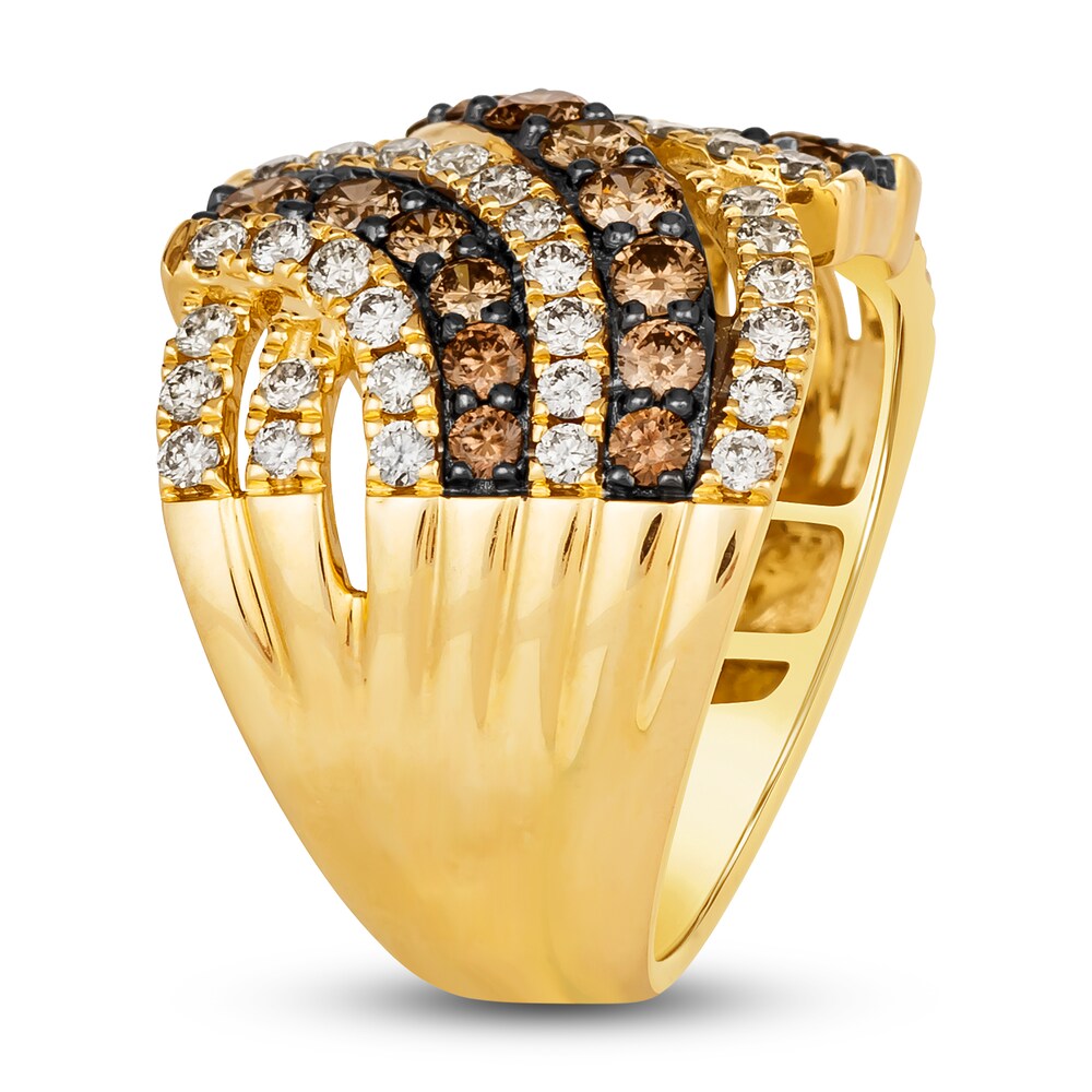 Le Vian Diamond Ring 2-1/4 ct tw Round 14K Honey Gold TuL1kQip