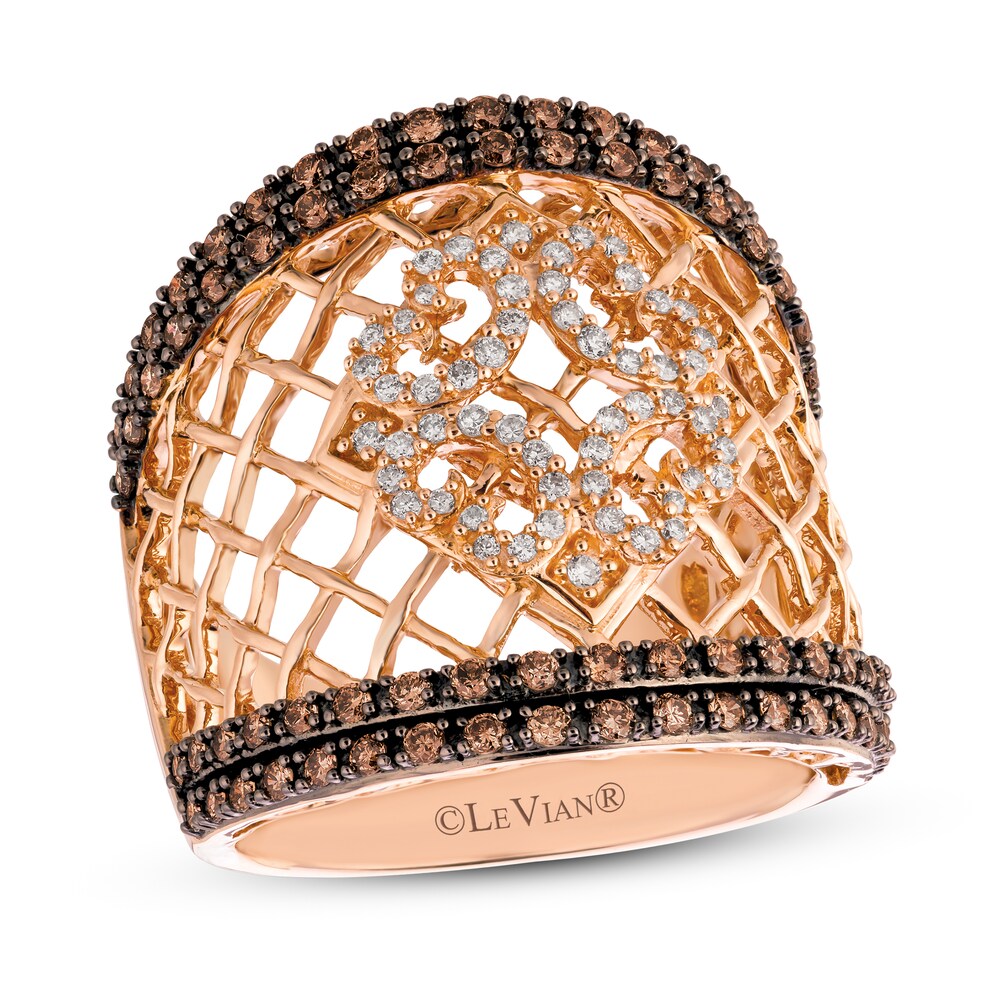 Le Vian Chocolatier Diamond Ring 7/8 ct tw 14K Strawberry Gold TxnywLg6