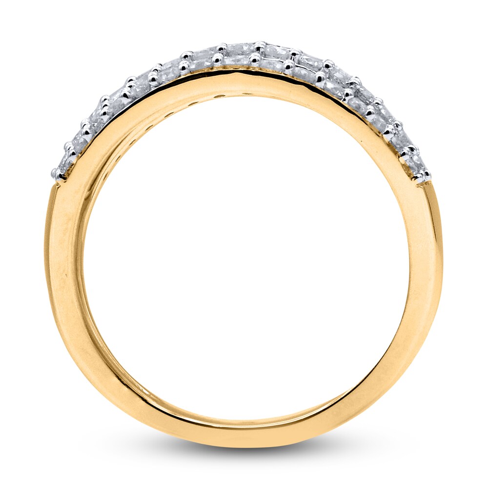 Diamond 5-Row Anniversary Band 1 ct tw Round 14K Yellow Gold UArJtVDD