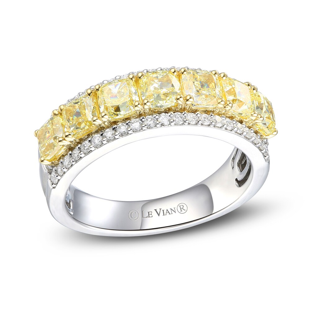 Le Vian Sunny Yellow Diamond Ring 2-7/8 ct tw 18K Honey Gold/Platinum Uimjgioe