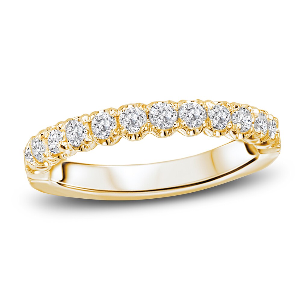 Diamond Anniversary Band 1/2 ct tw Round 14K Yellow Gold UlxKlvCX [UlxKlvCX]