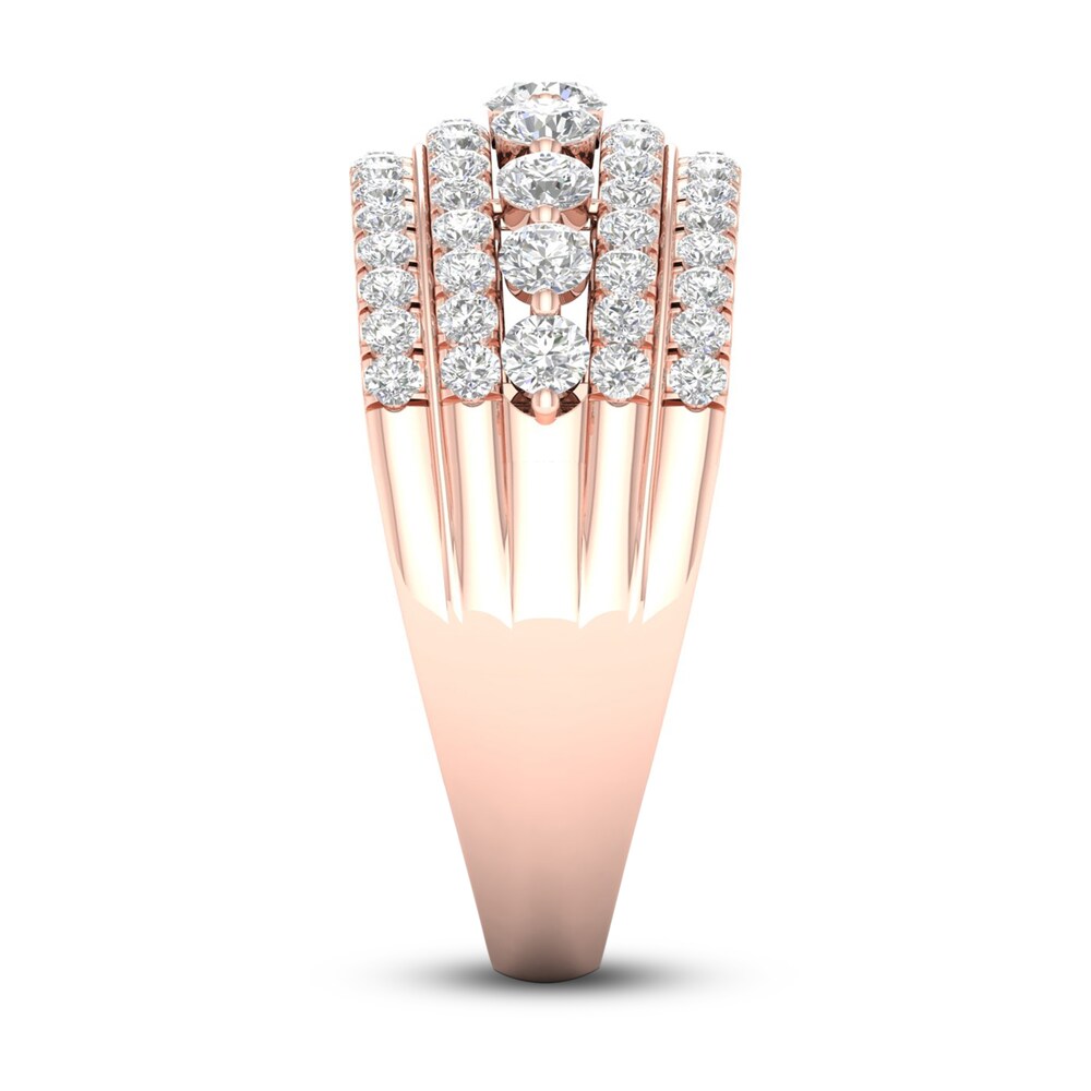 Diamond Ring 1 ct tw Round 10K Rose Gold V0kdlLZe