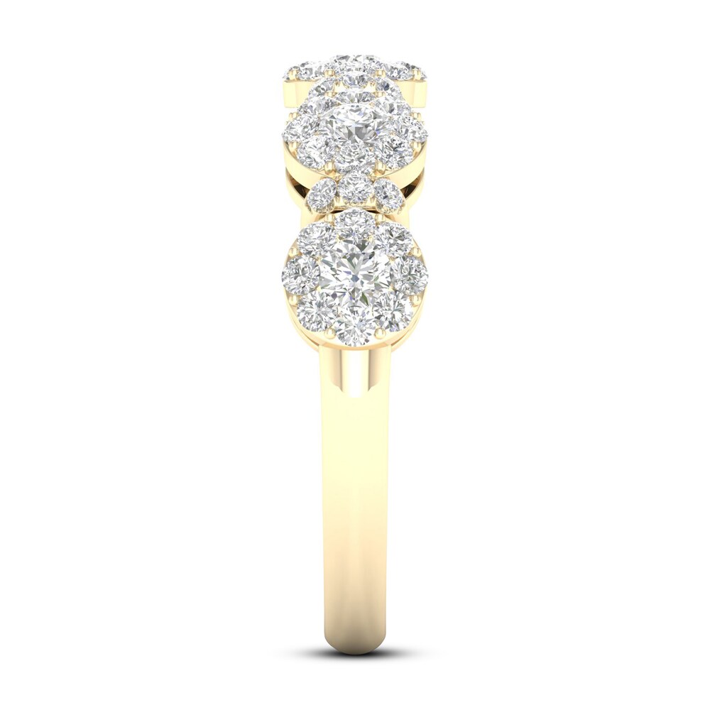 Diamond Anniversary Ring 3/4 ct tw 10K Yellow Gold VpsLf6w4