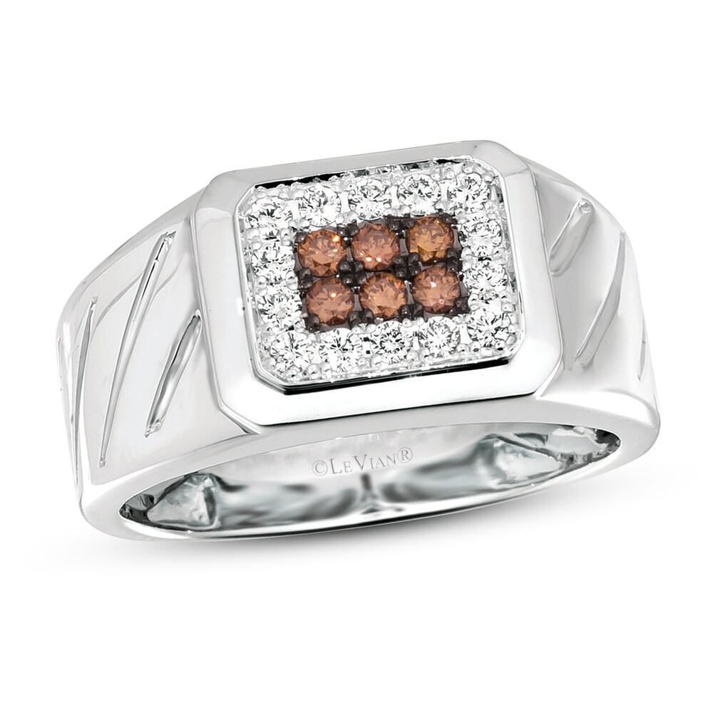 Le Vian Men\'s Diamond Ring 3/8 ct tw 14K Vanilla Gold WIOq5qB7