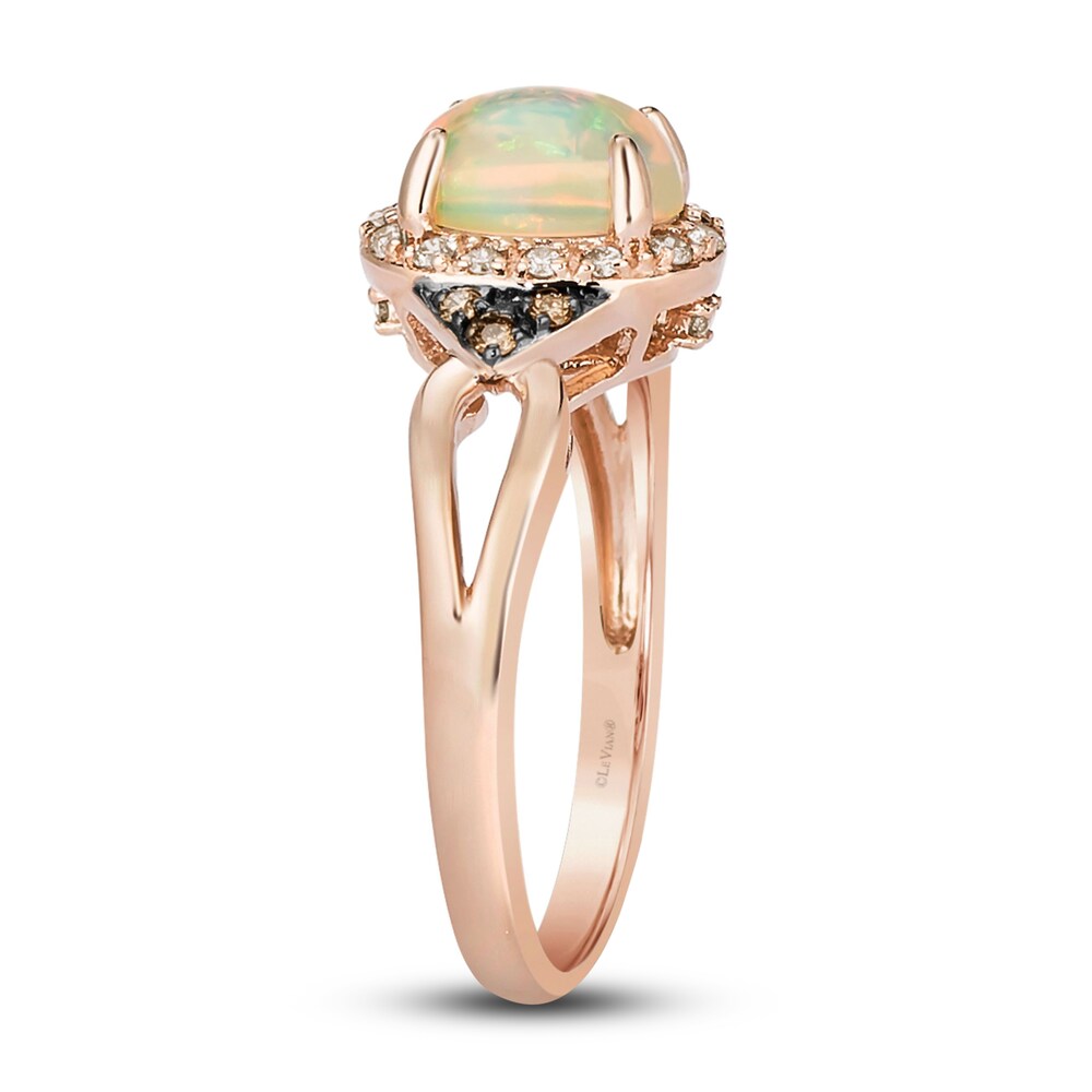 Le Vian Natural Opal Ring 1/6 ct tw Diamonds 14K Strawberry Gold WOErCuWL