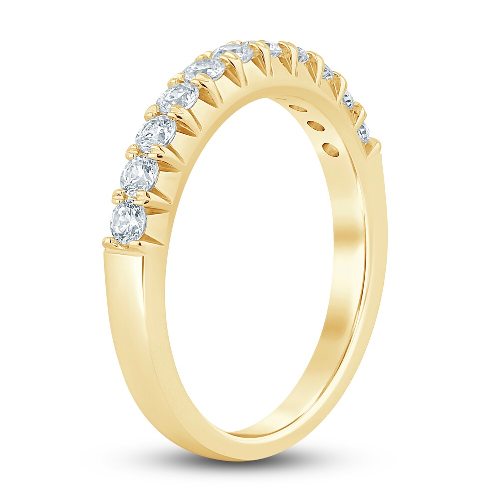 Diamond Anniversary Band 1/2 ct tw Round 14K Yellow Gold WcLvxDNF