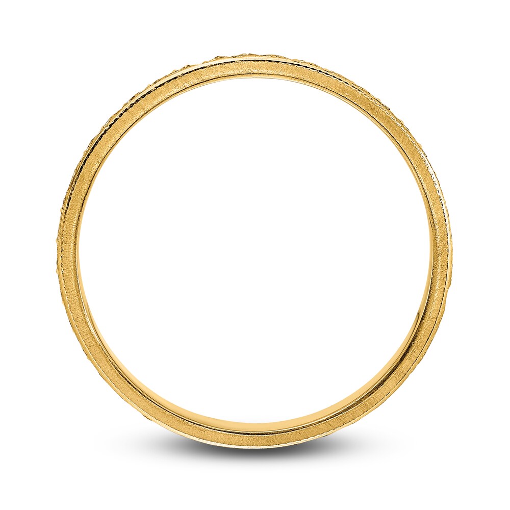 Design Wedding Band 14K Yellow Gold WeaaevUi