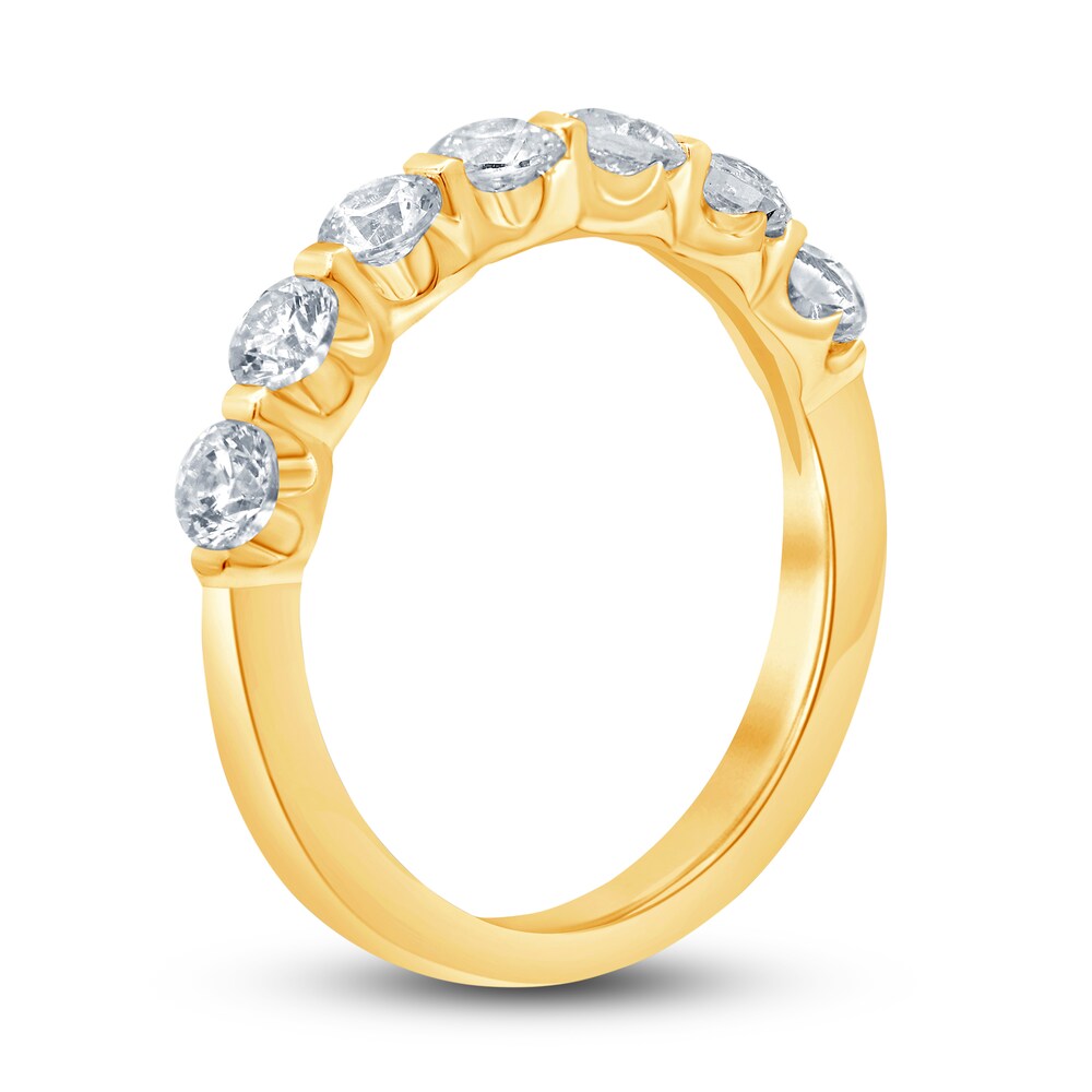 Diamond Anniversary Band 1 ct tw Round 14K Yellow Gold X3ESuMTf