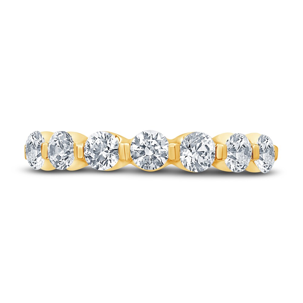 Diamond Anniversary Band 1 ct tw Round 14K Yellow Gold X3ESuMTf