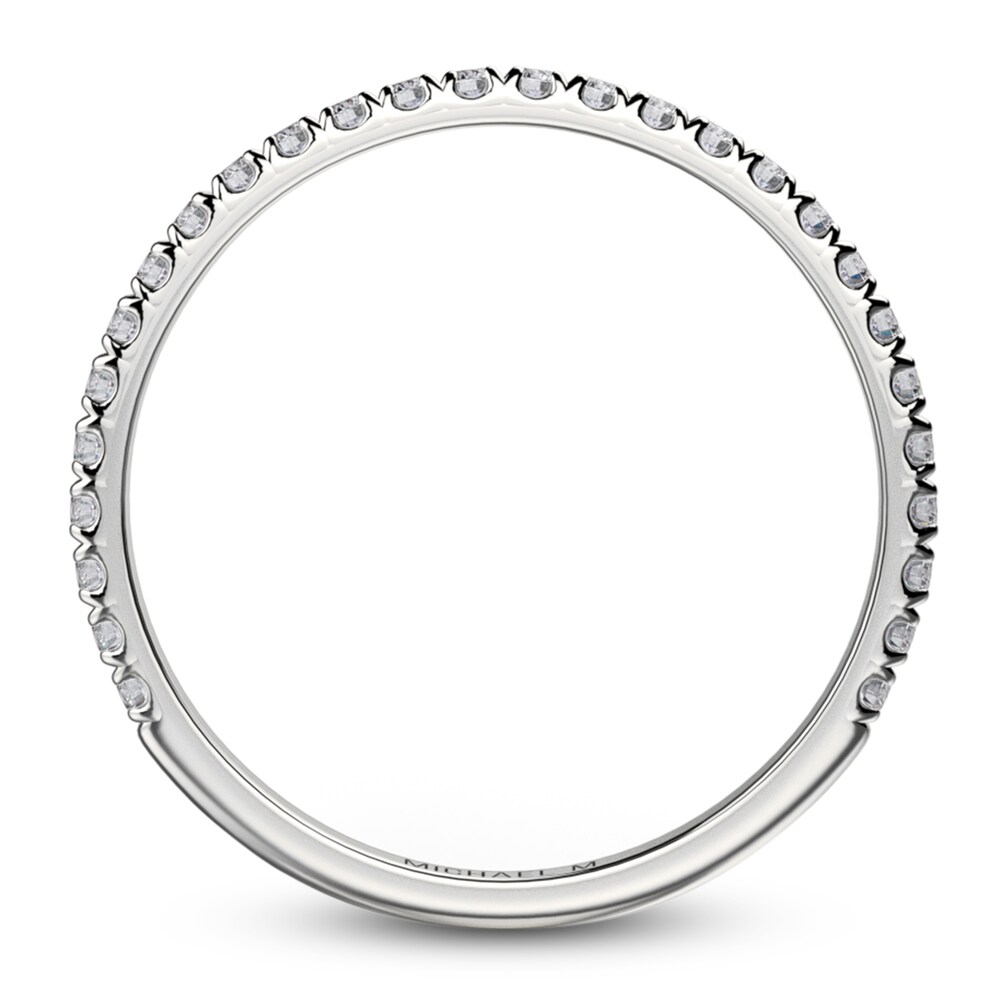 Michael M Diamond Anniversary Band 1/4 ct tw Round 18K White Gold XEgcZRTr