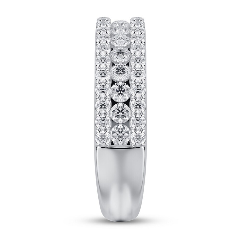 Michael M Wedding Band 1 ct tw Diamonds 18K White Gold XNH4obJR