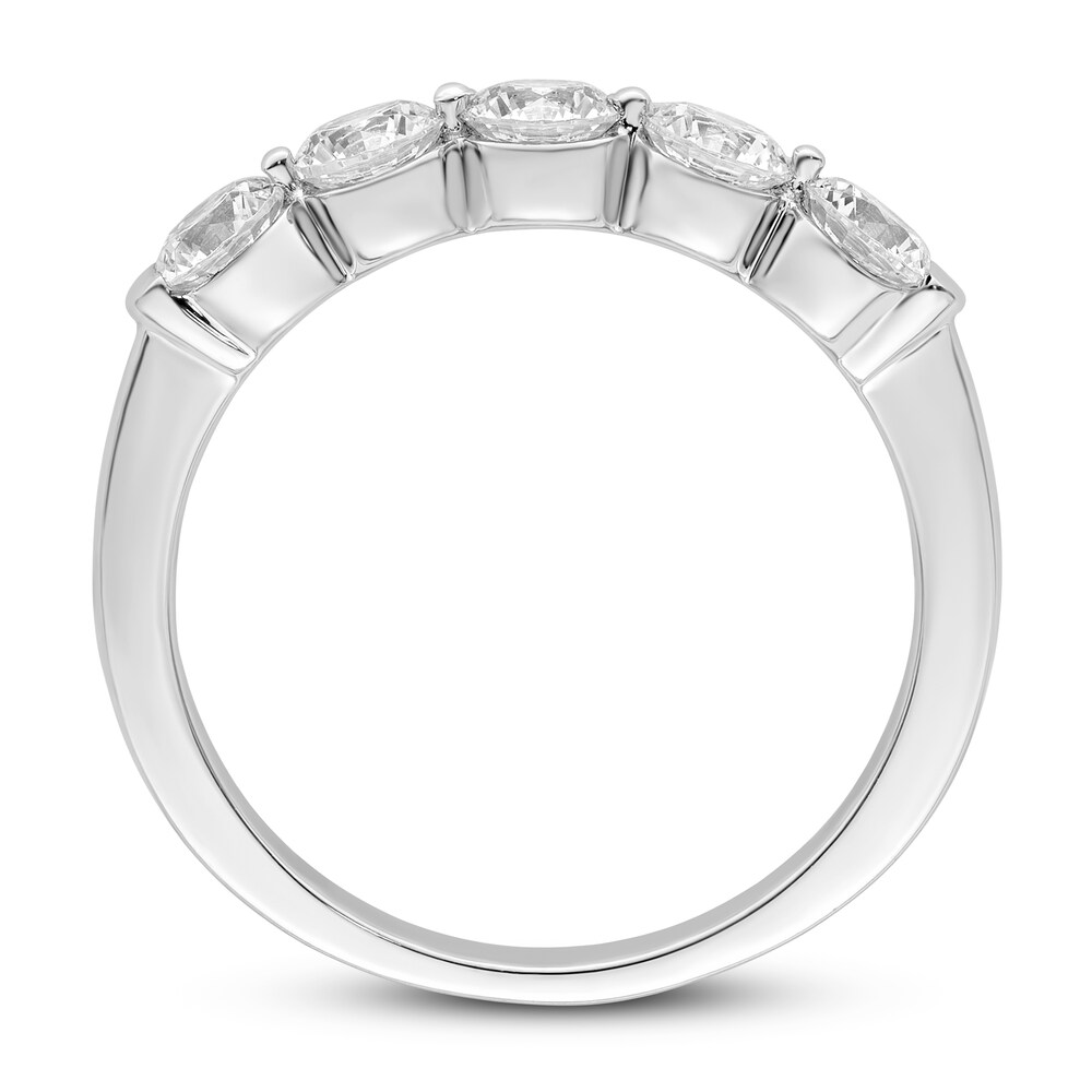 Diamond Anniversary Band 1 ct tw Round 14K White Gold XQZugKb4