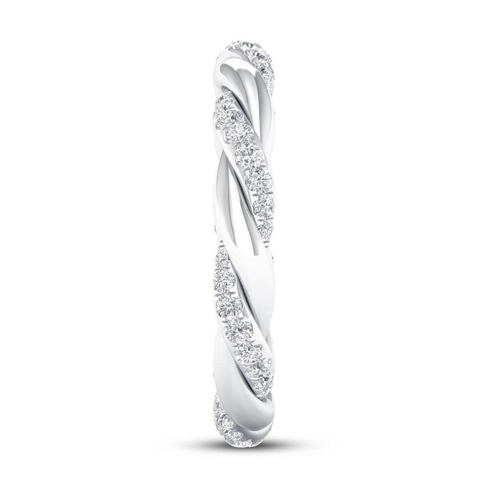 Diamond Eternity Band 3/8 ct tw Round 14K White Gold Xa074FkS