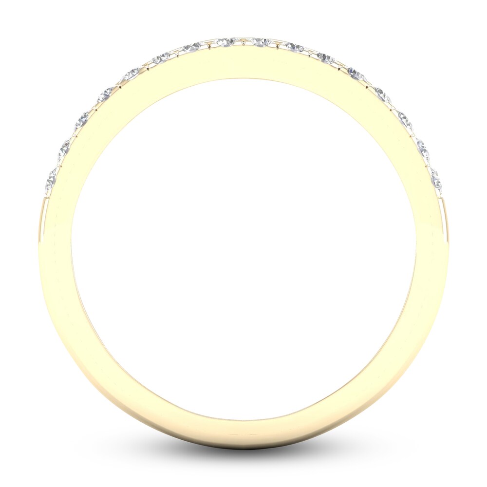 Diamond Wedding Band 1/2 ct tw Round 14K Yellow Gold Y999kLHE