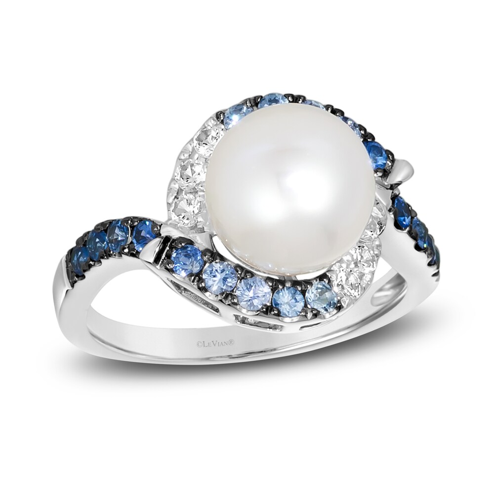 Le Vian Natural Sapphire & Cultured Freshwater Pearl Ring 14K Vanilla Gold YDXWtVom