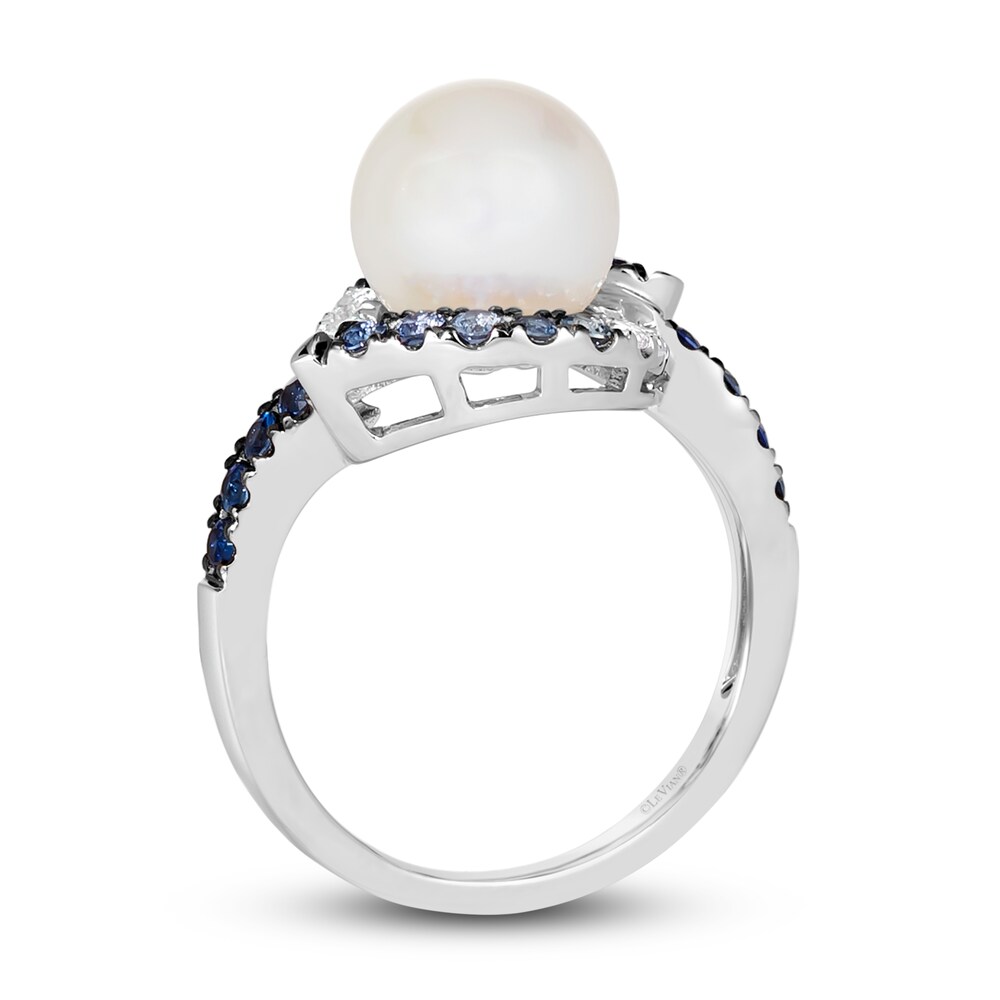 Le Vian Natural Sapphire & Cultured Freshwater Pearl Ring 14K Vanilla Gold YDXWtVom