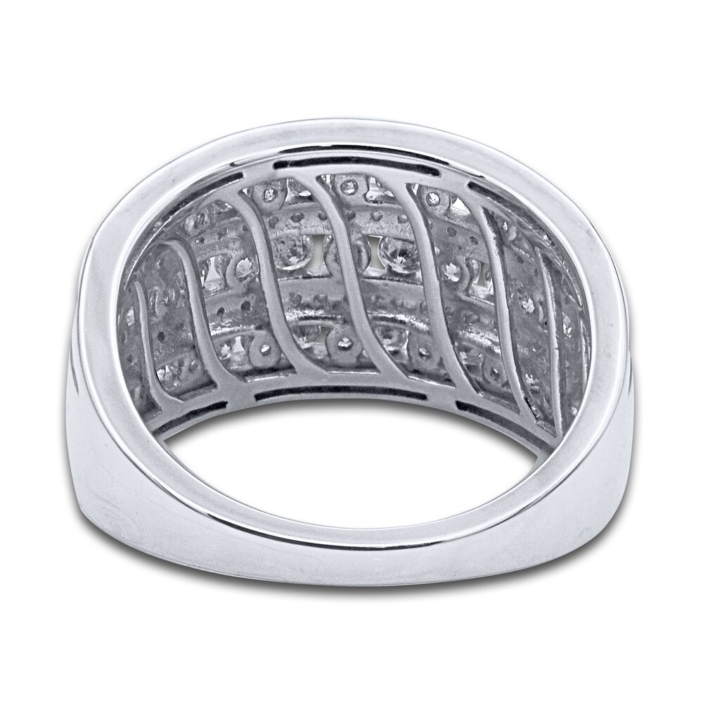 Diamond Anniversary Band 1 ct tw Round 14K White Gold YbDri8wQ