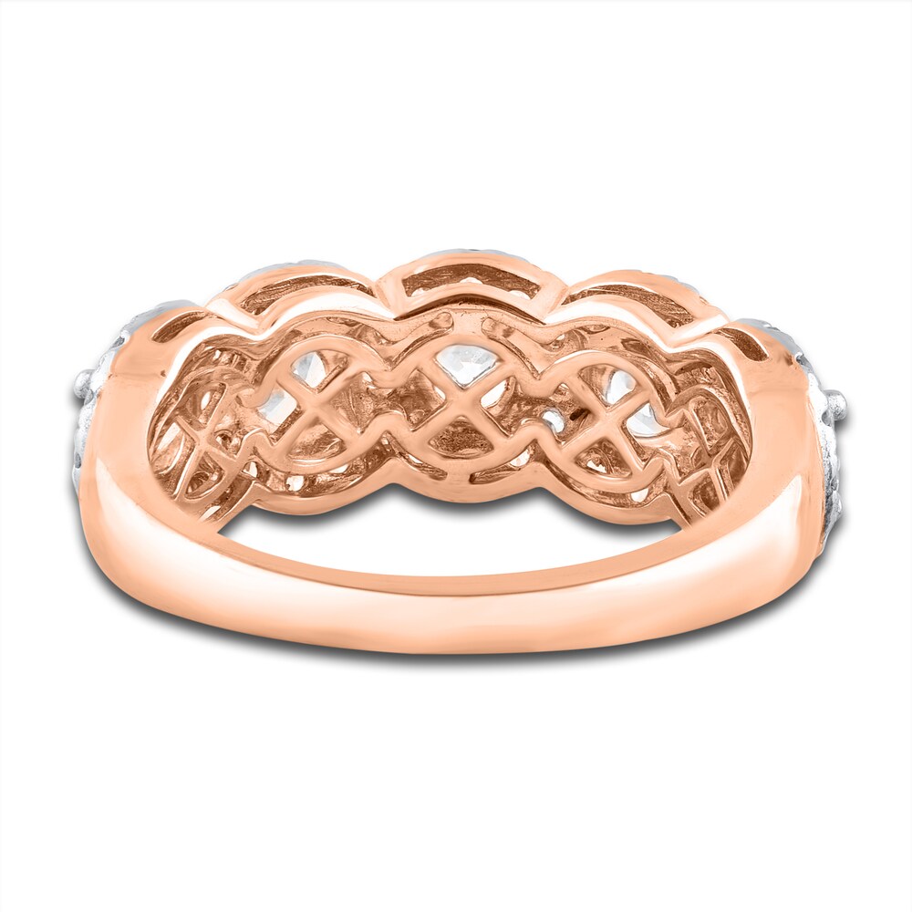 Diamond Anniversary Band 2 ct tw Round 14K Rose Gold YdJt6aQs