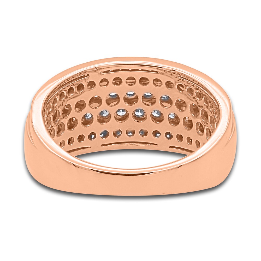 Diamond Anniversary Band 1 ct tw Round 14K Rose Gold Yk1Dea5D