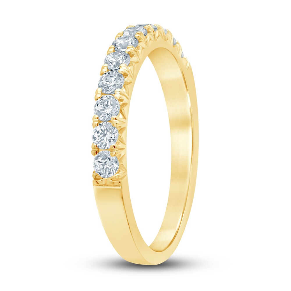 Diamond Anniversary Ring 1/2 ct tw Round 14K Yellow Gold Yr8MjhCW