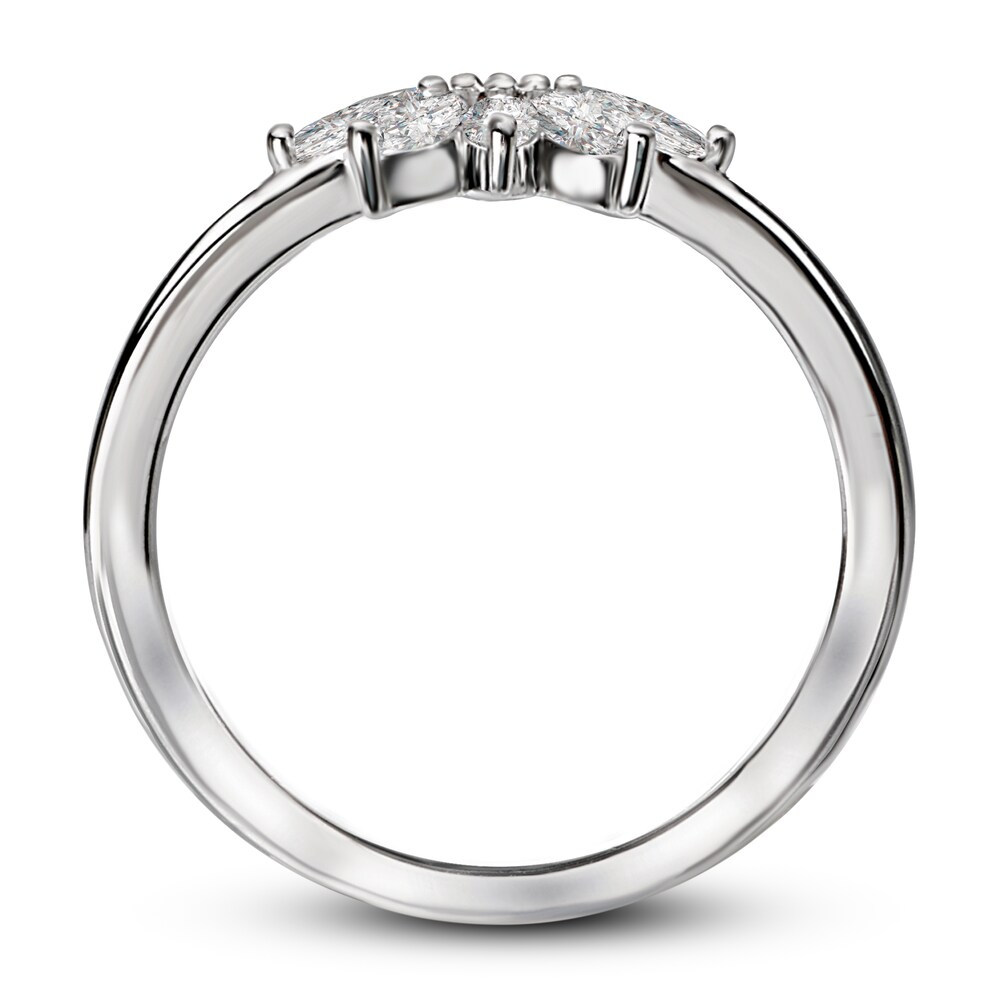 Diamond Anniversary Ring 1/4 ct tw Marquise 14K White Gold YrMxzvAG