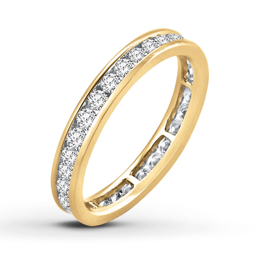 Diamond Eternity Band 1 ct tw Round-cut 14K Yellow Gold Z83gTM1M