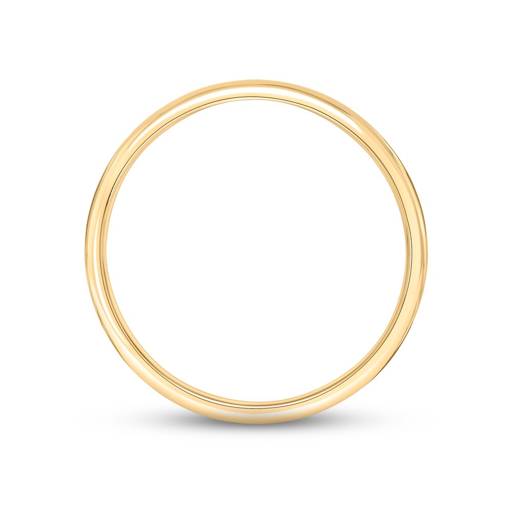 Polished Wedding Band 14K Yellow Gold 3.0mm ZCt6Y2IO