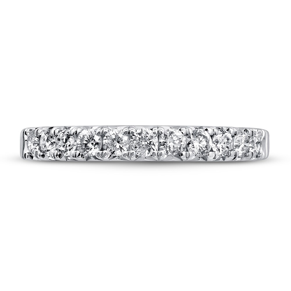 Diamond Anniversary Ring 1/2 ct tw Round 14K White Gold ZPBIa6kF