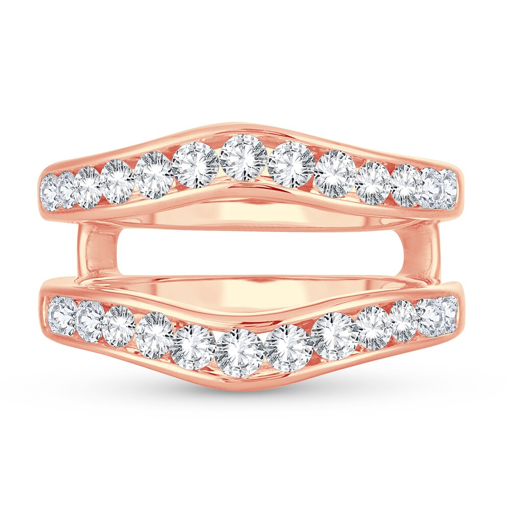 Diamond Enhancer Ring 1 ct tw Round 14K Rose Gold ZWqtgvdB