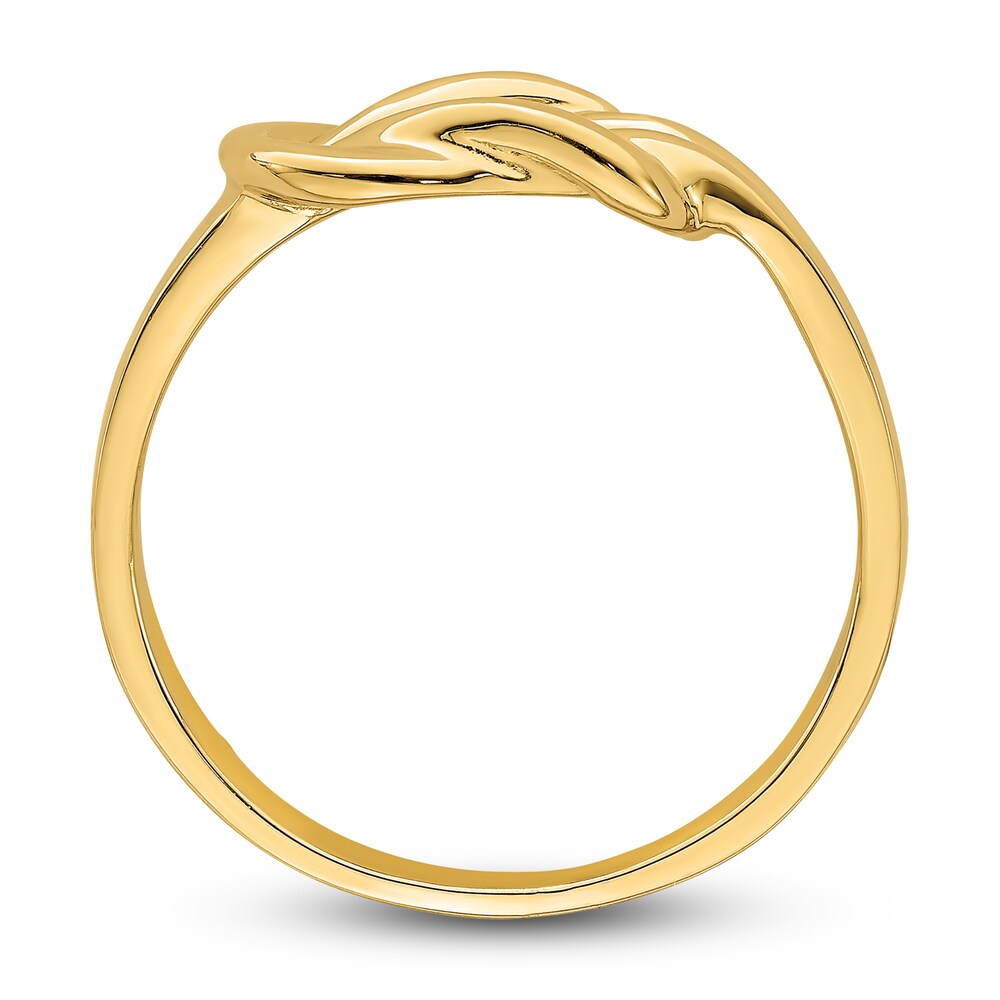 Love Knot Ring 14K Yellow Gold ZfsmyoUt
