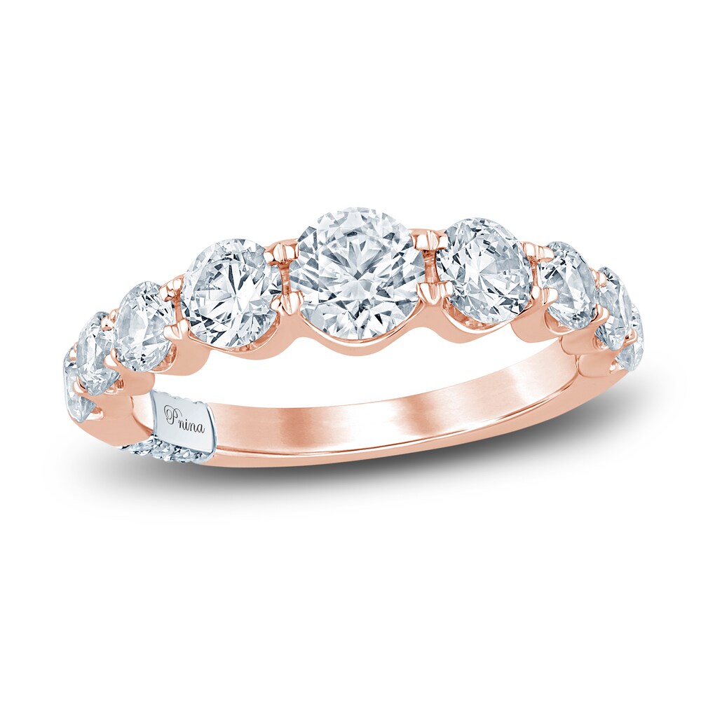 Pnina Tornai Lab-Created Diamond Anniversary Band 2 ct tw Round 14K Rose Gold ZxuLDHKD [ZxuLDHKD]