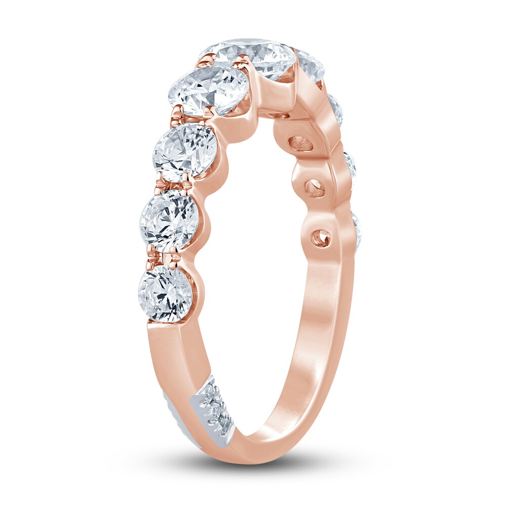 Pnina Tornai Lab-Created Diamond Anniversary Band 2 ct tw Round 14K Rose Gold ZxuLDHKD