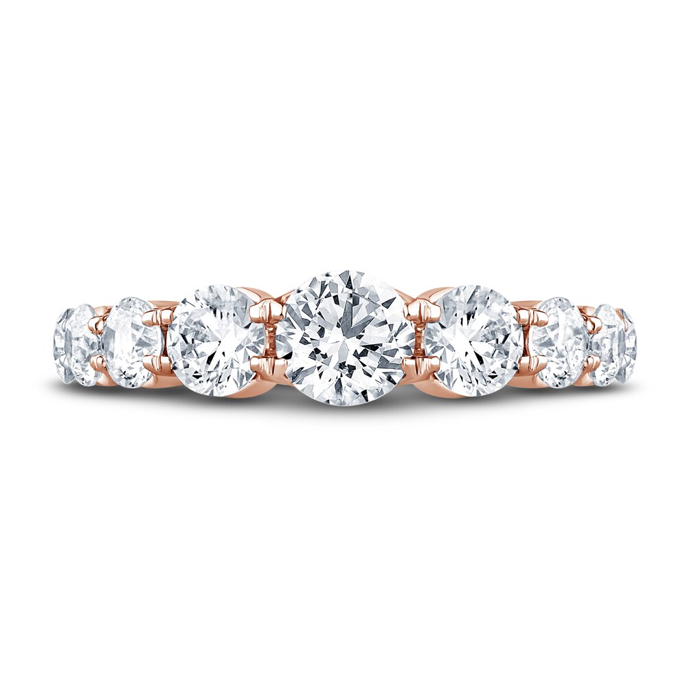 Pnina Tornai Lab-Created Diamond Anniversary Band 2 ct tw Round 14K Rose Gold ZxuLDHKD