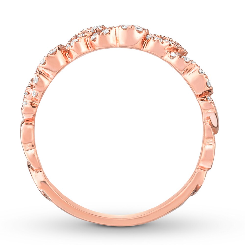 Diamond Heart Ring 3/4 ct tw Round 14K Rose Gold a0fYxtGU