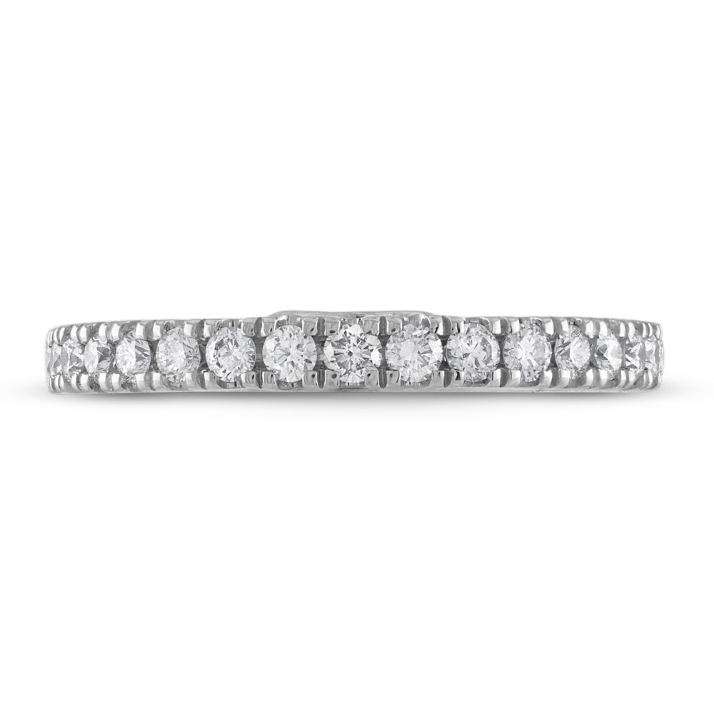 Vera Wang WISH Diamond Wedding Band 1/2 ct tw Round Platinum a5mLke4b