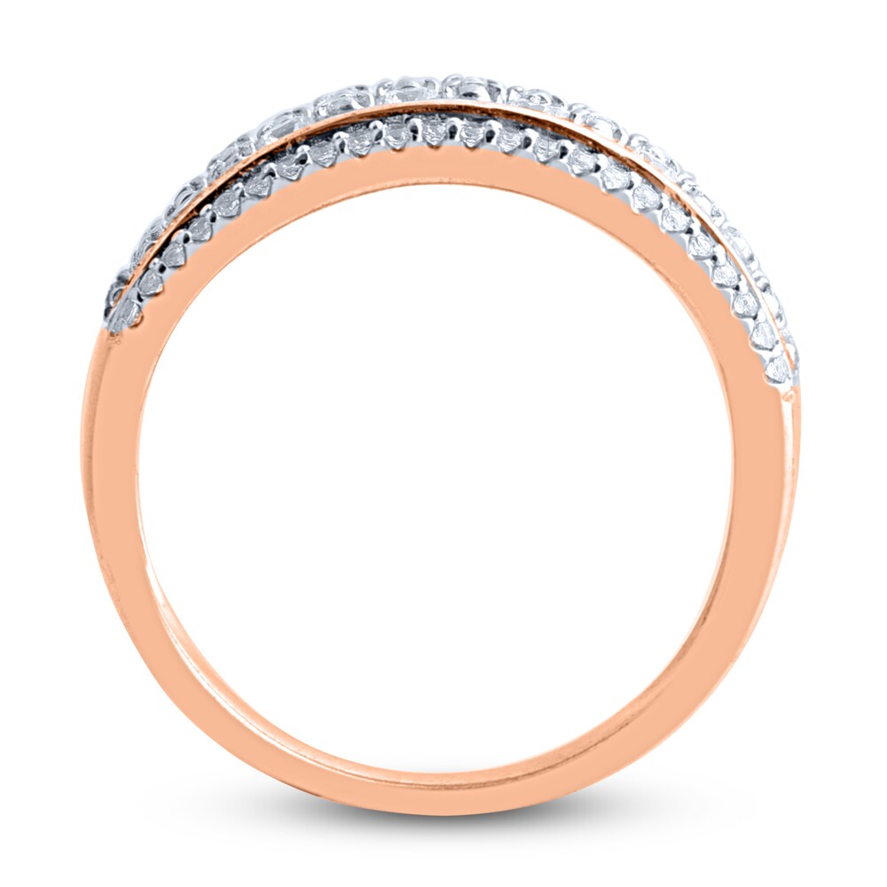 Diamond Anniversary Band 1 ct tw Round 14K Rose Gold aFKeVh5i