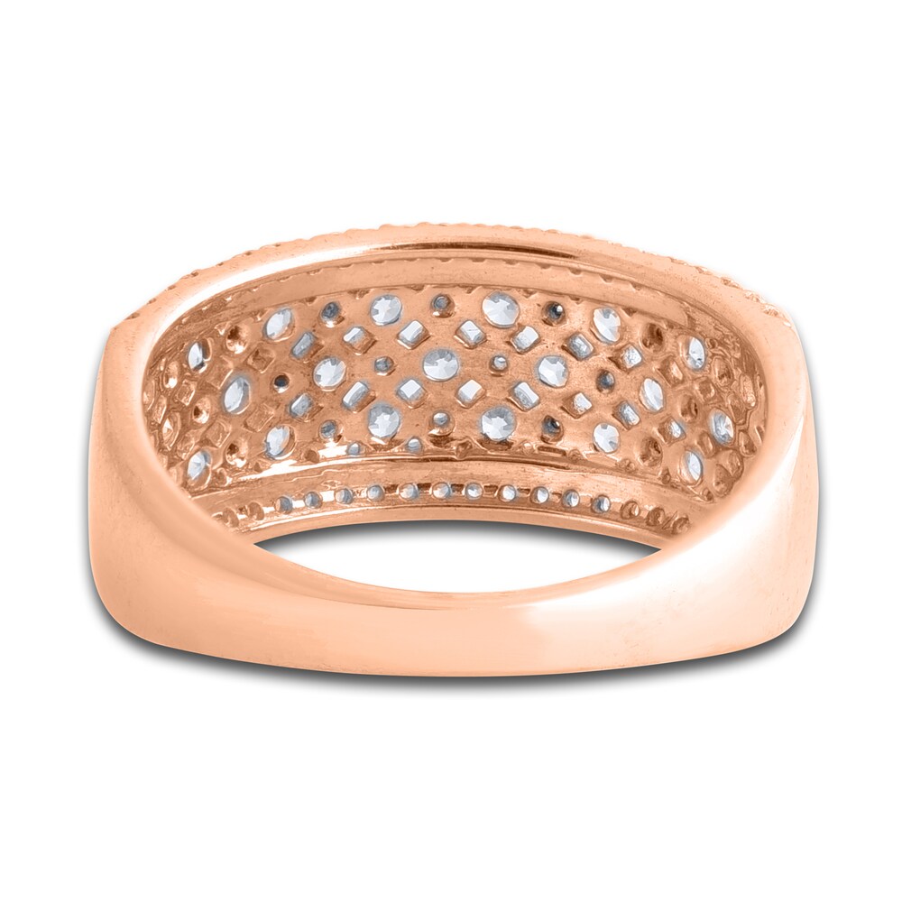 Diamond Anniversary Band 1 ct tw Round 14K Rose Gold aFKeVh5i